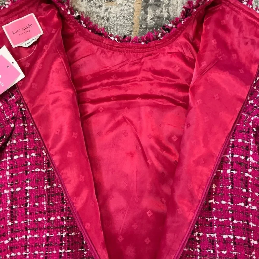 GORGEOUS KATE SPADE TWEED DRESS! NWT! SIZE 6